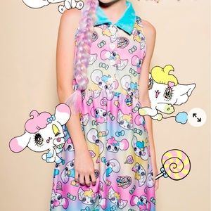 Japan L.A. PEROPERO SPARKLES RUFFLE DRESS